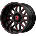 Black & Red Grenade Wheel D32359