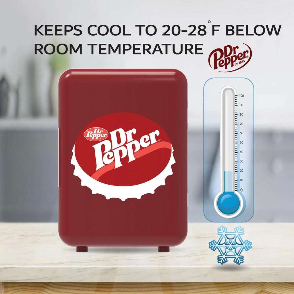 6 Can Mini Retro Beverage Can Refrigerator M709
