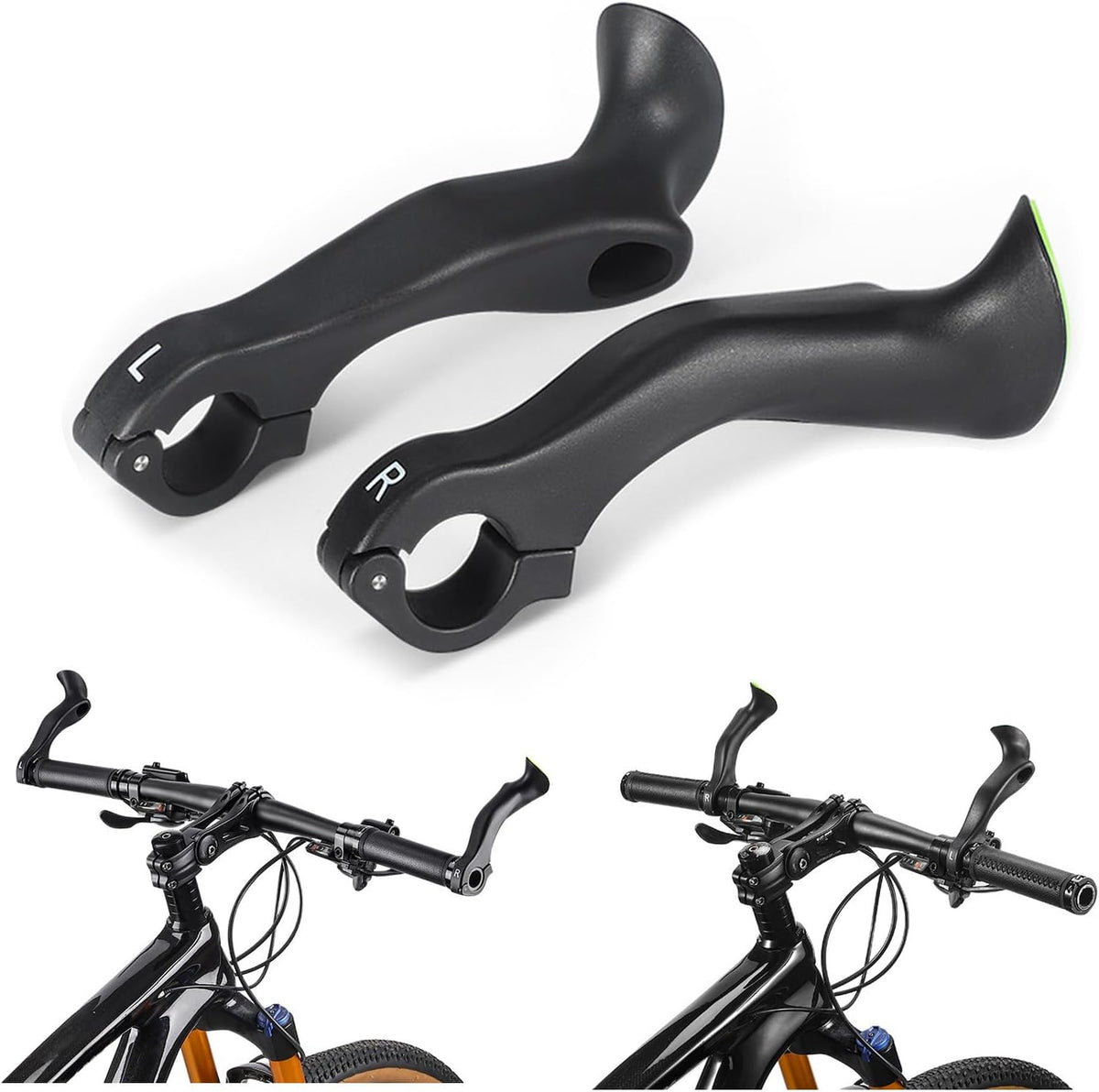 Ergonomic Nonslip Handlebar Ends Z352620
