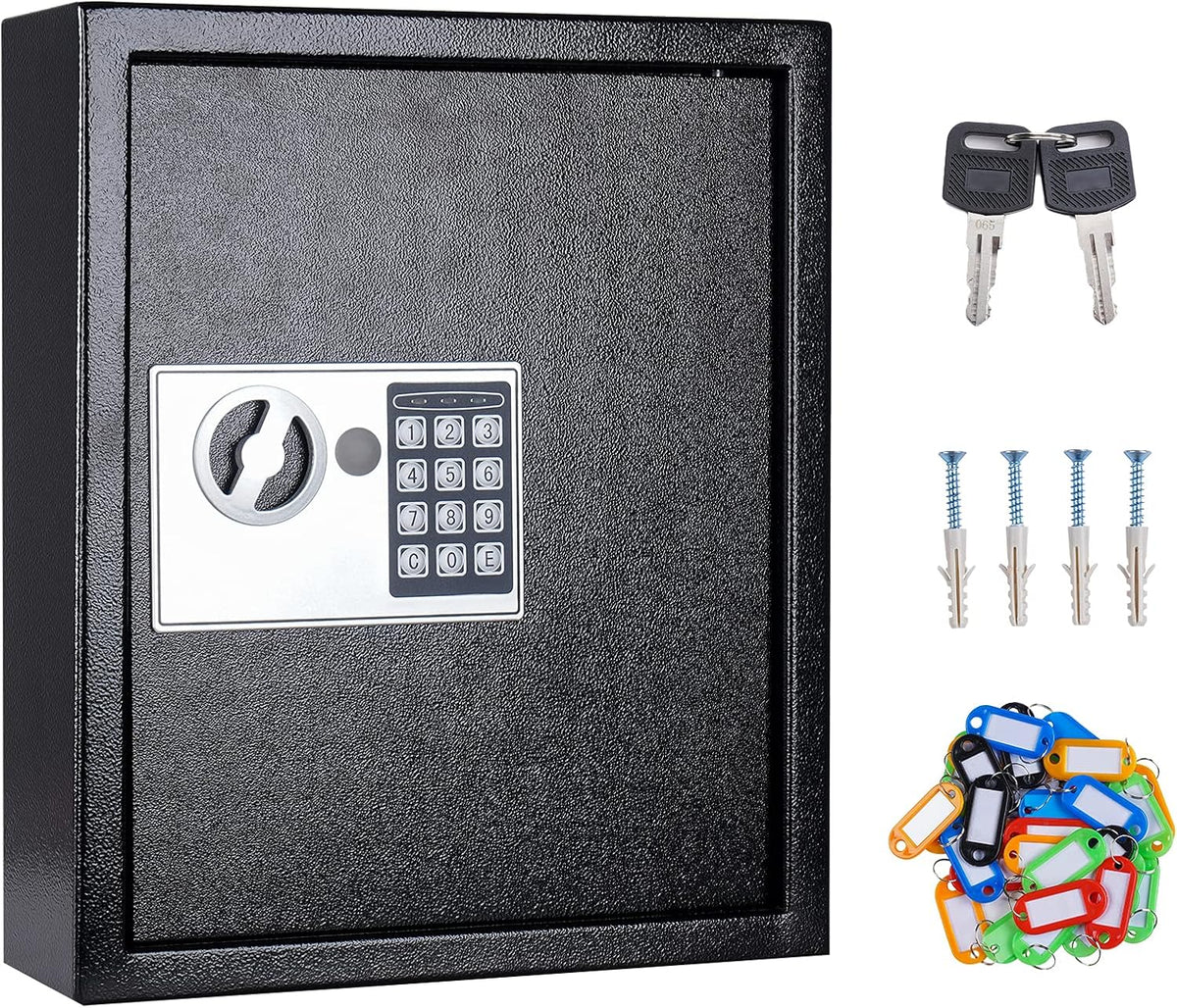 Black Digital Key Cabinet Lock Box with Code T309052