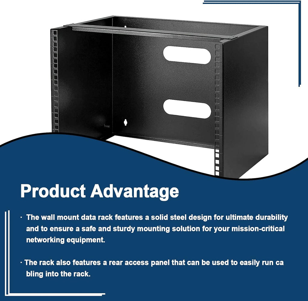 Wall Mounted Distribution Frame 12 inches Deep 19 inches Capacity 80 pounds X8686