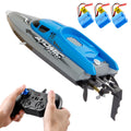 RC Boat Remote Control Boat 30KM/H IPV7 Waterproof 2.4GHz 4 Channel Racing Boat L373287