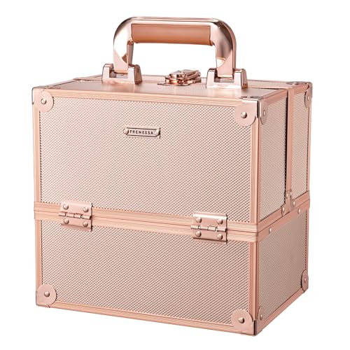 10 Inch Portable Makeup Train Case with Lockable Q494150