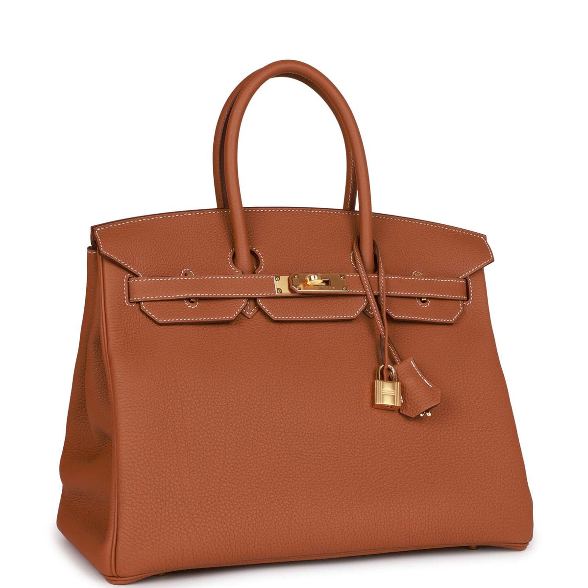 Gold Leather Handbag L522237