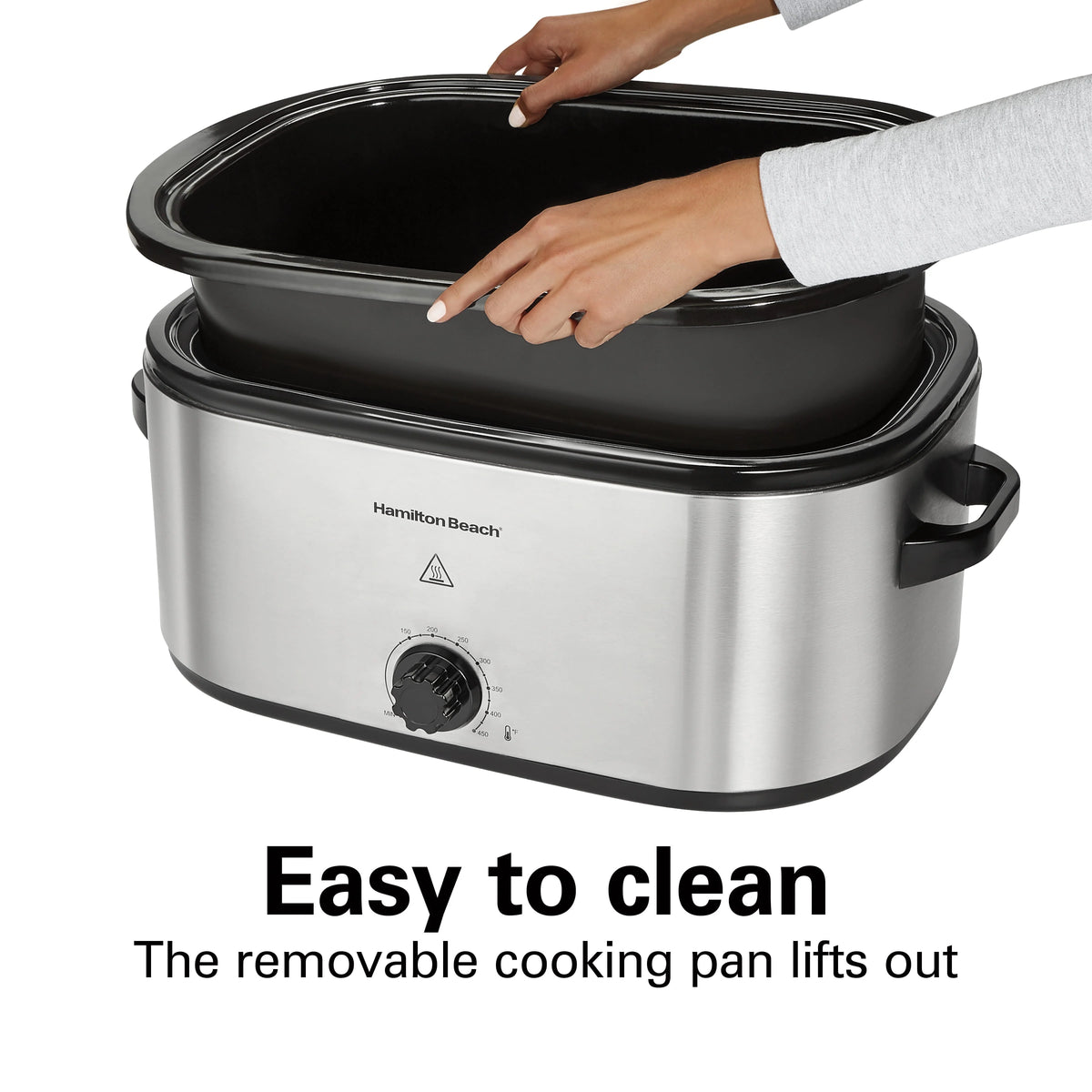 Electric Roaster Oven, 22 Quarts, Stainless Steel U976
