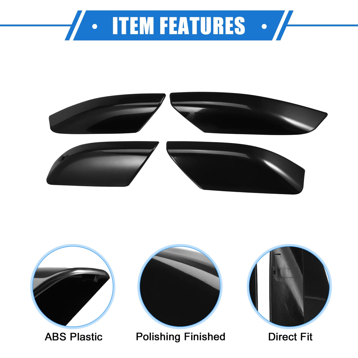 Black Plastic Car Roof Rack End Cover for Toyota 4Runner 2003-2009 K22093