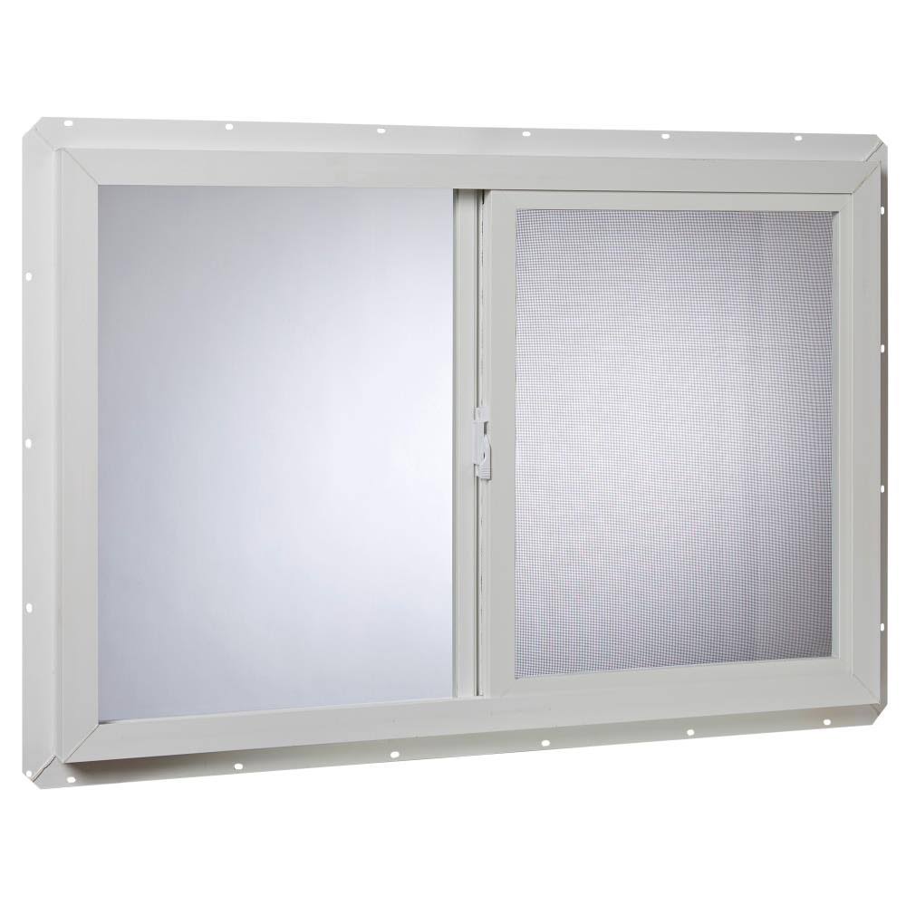 White Vinyl Sliding Window T221434