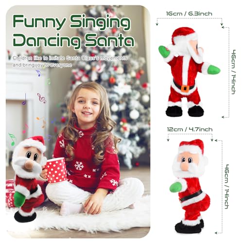 Animated Singing Santa Claus Toys U2684