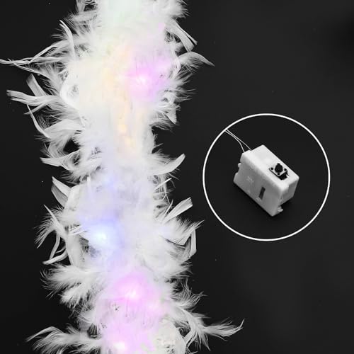 4.4 Yards 40G LED Feather Boa U5146