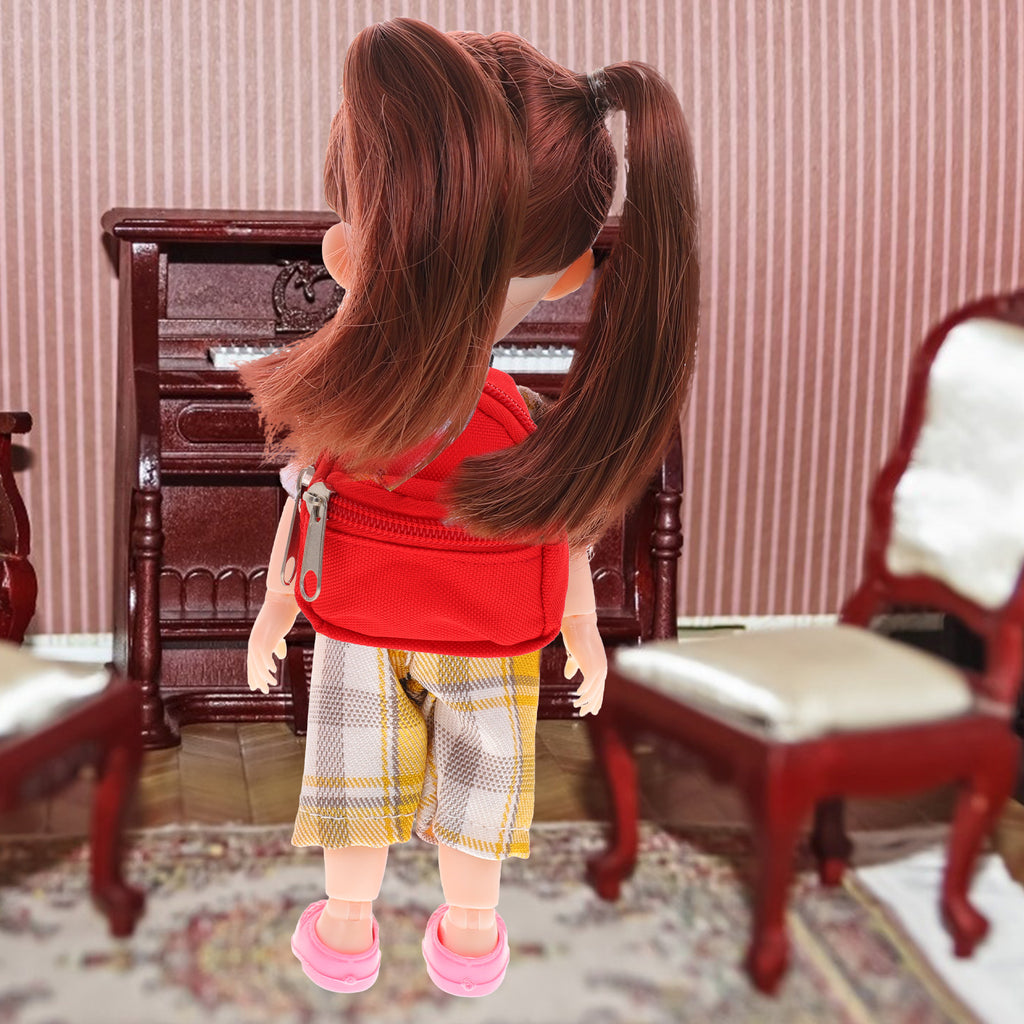 Mini Doll Backpack Toy Schoolbag N1500