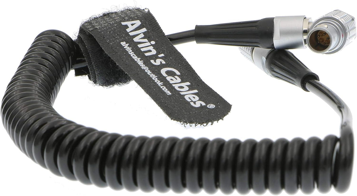 5 Pin Male to 5pin Timecode Coiled Cable Pack of 2 A171039