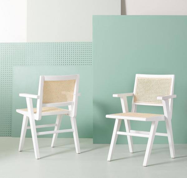 Natural Cane Arm Chair (Set of 2) T59856