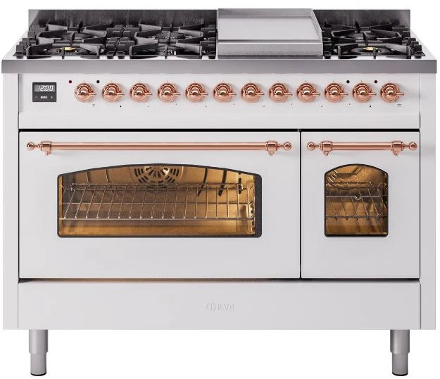 White Dual Fuel Natural Gas Range O549055