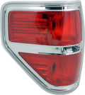 Tail Light Compatible with FORD F-150 2009-2014 LH Lens and Housing Styleside T157