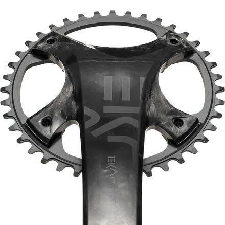 Black 165mm 44T Crankset T2409
