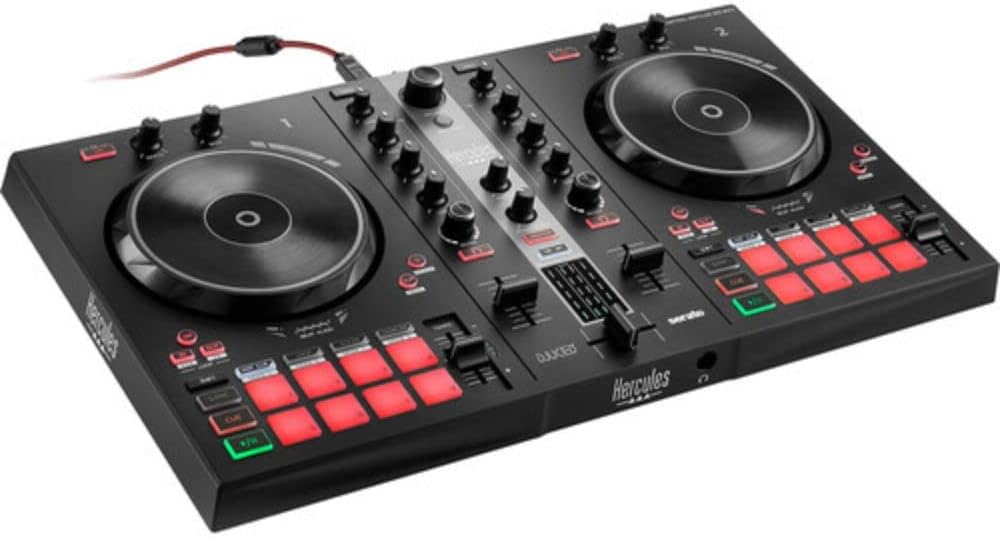 2-Deck USB DJ Controller with Audio Cable O59740