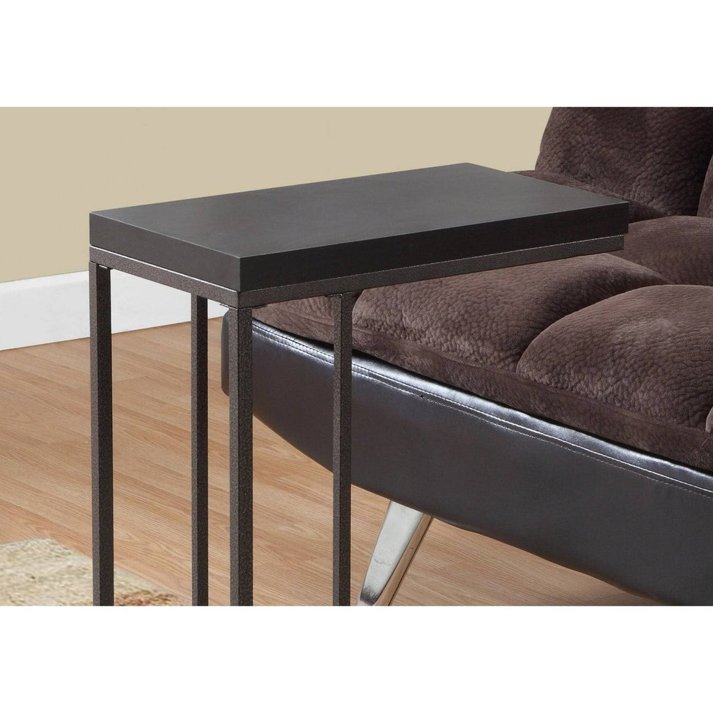 Cappuccino Bronze Metal Accent Table Z403
