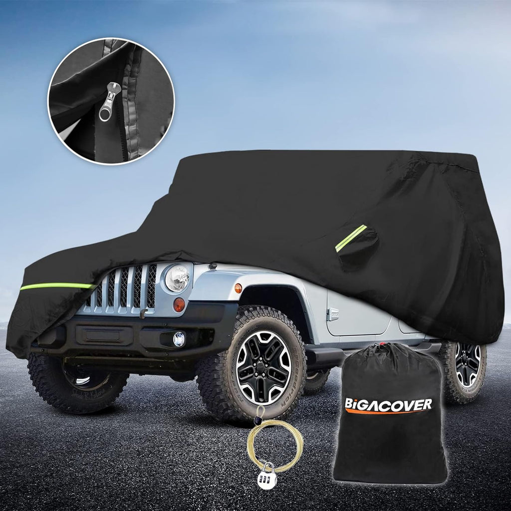 Waterproof All Weather SUV Car Cover with Zipper G8711