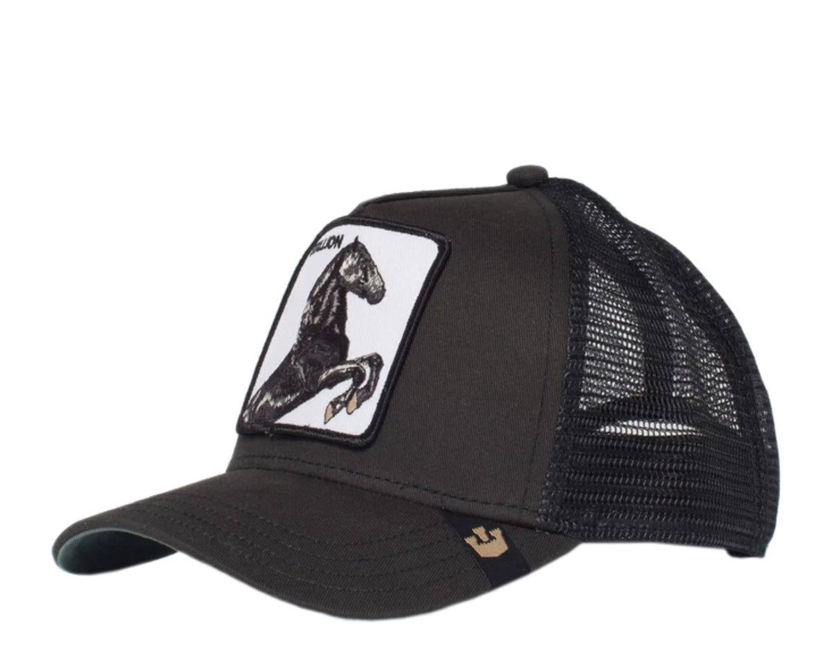 Black Trucker Hat W2847