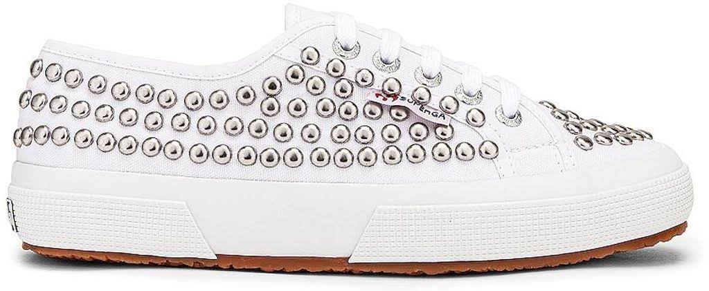 White Studs Sneakers C204