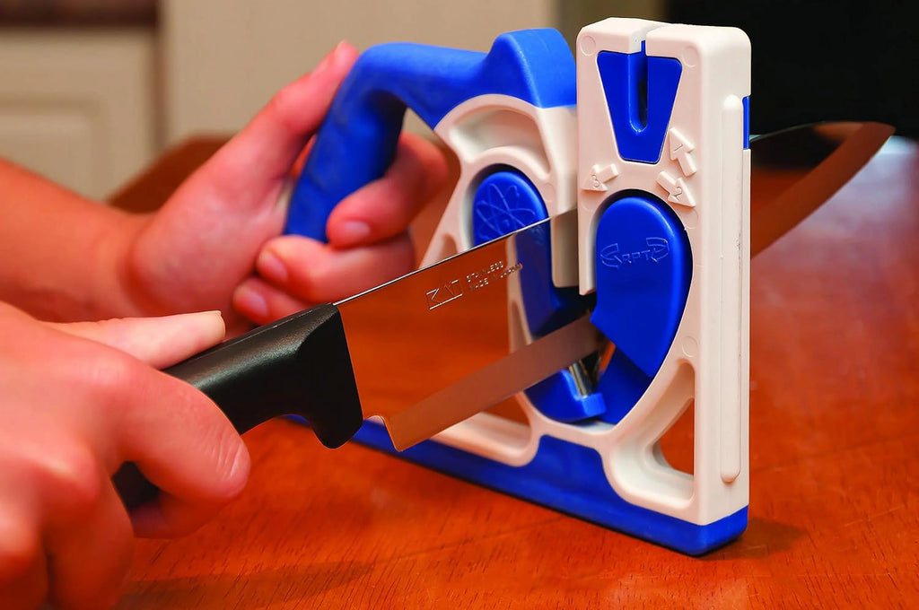 Knife Sharpener for Straight Edge and Serrated Knives C314