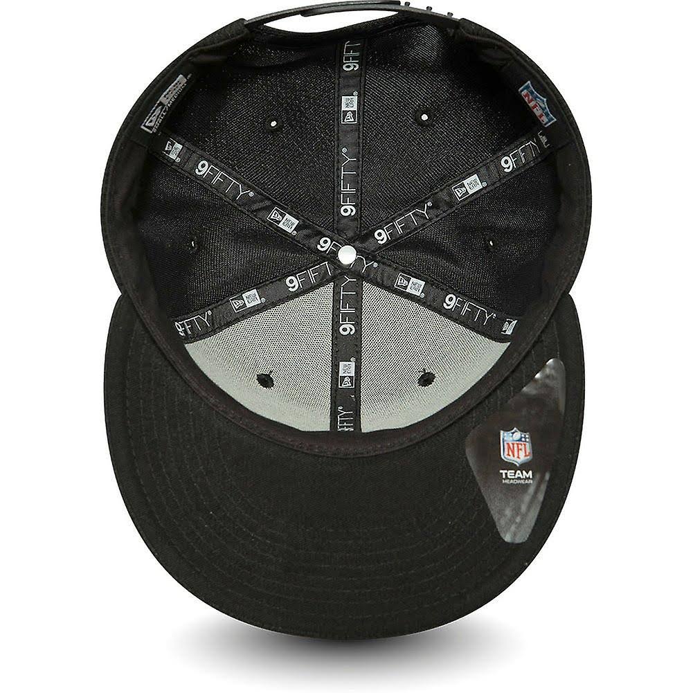 Black Outline Raiders Snapback Cap Q20415