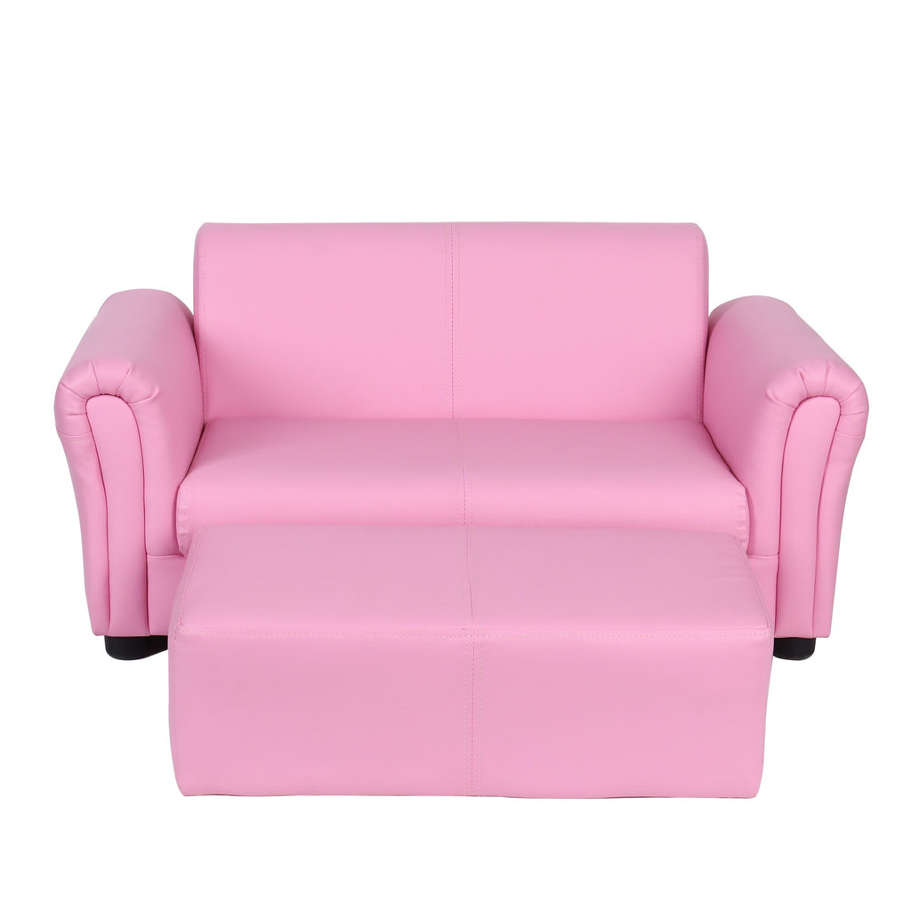 Pink Kids PU Sofa D689756