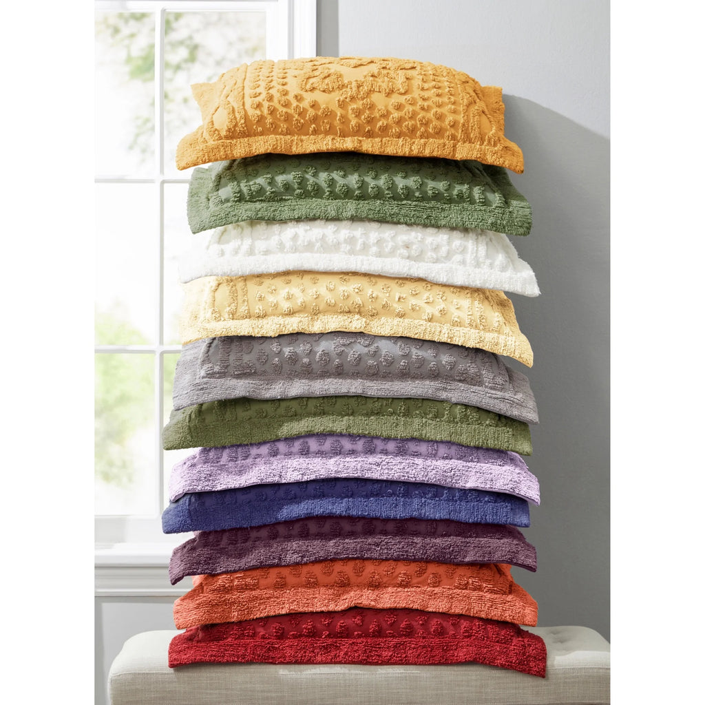 Chenille Sham - Standard, Lavender Gray C663066