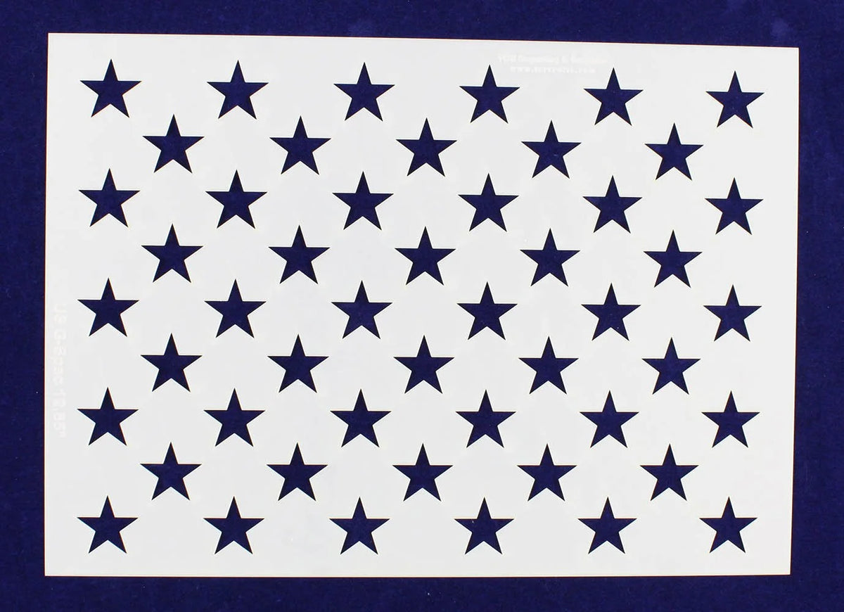 14 Mil-G-Spec Star Field Stencil O67198