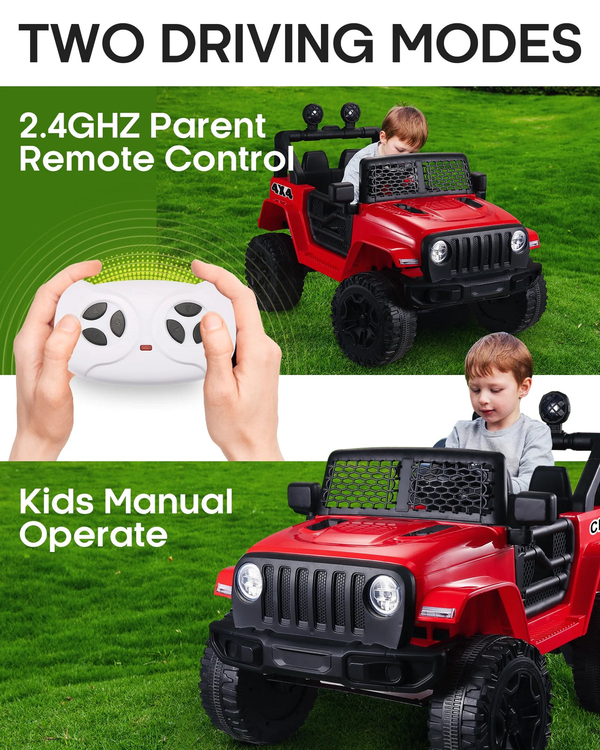 12V Kids Ride on Truck Car with Remote Control V34612