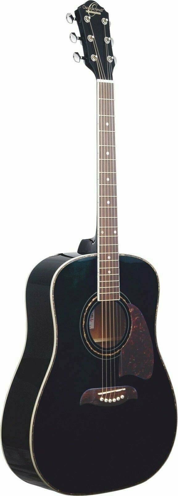 Black Dreadnought Acoustic Guitar C111