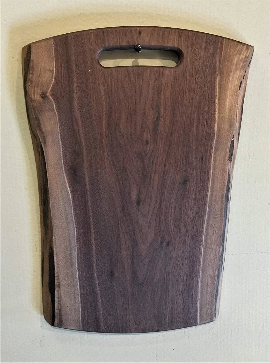 Black Walnut Double Live-Edge Wood Cutting Board 20" x 12.5" H4950