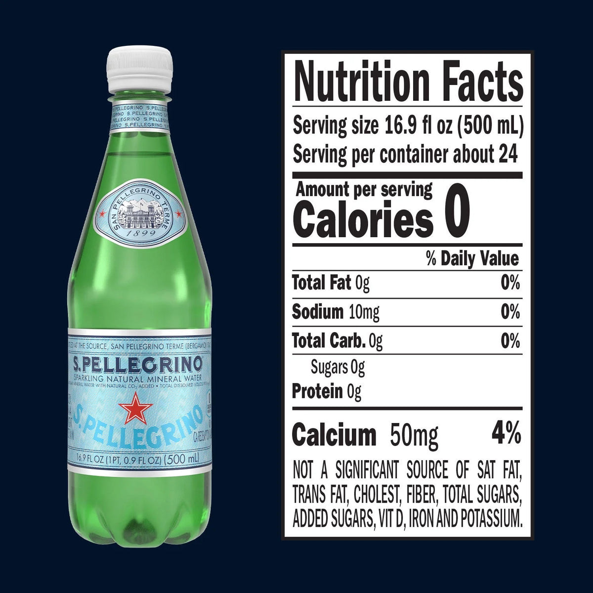 Sparkling Natural Mineral Water (16.9 fl. oz., 24 pk.) Y586