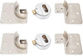 73Mm 2Pcs Hidden Shackle Padlock with 4 Keys B57407