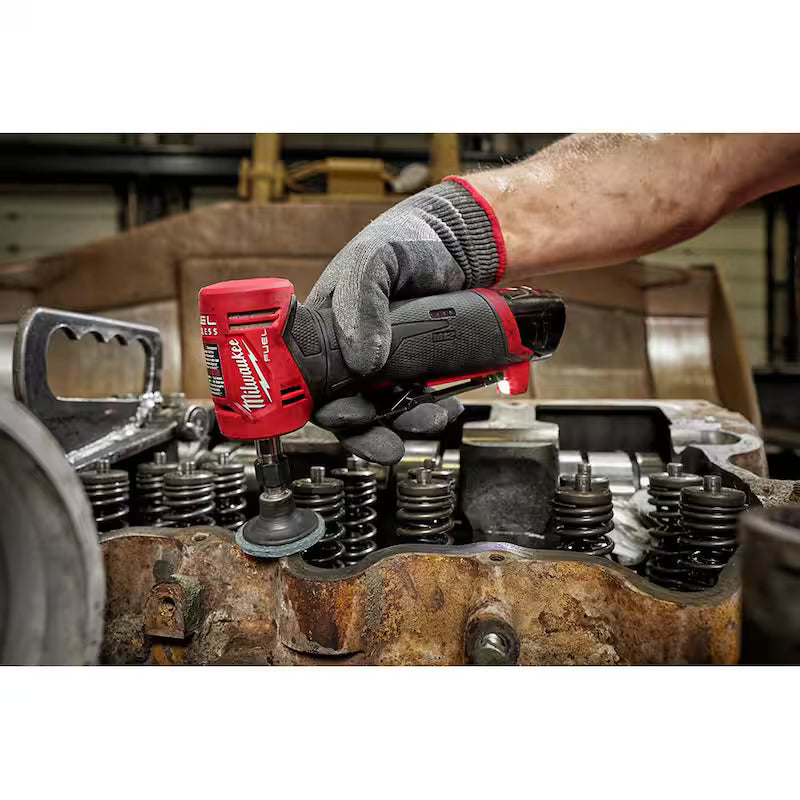 12-Volt Lithium-Ion Cordless Right Angle Die Grinder Kit B721637