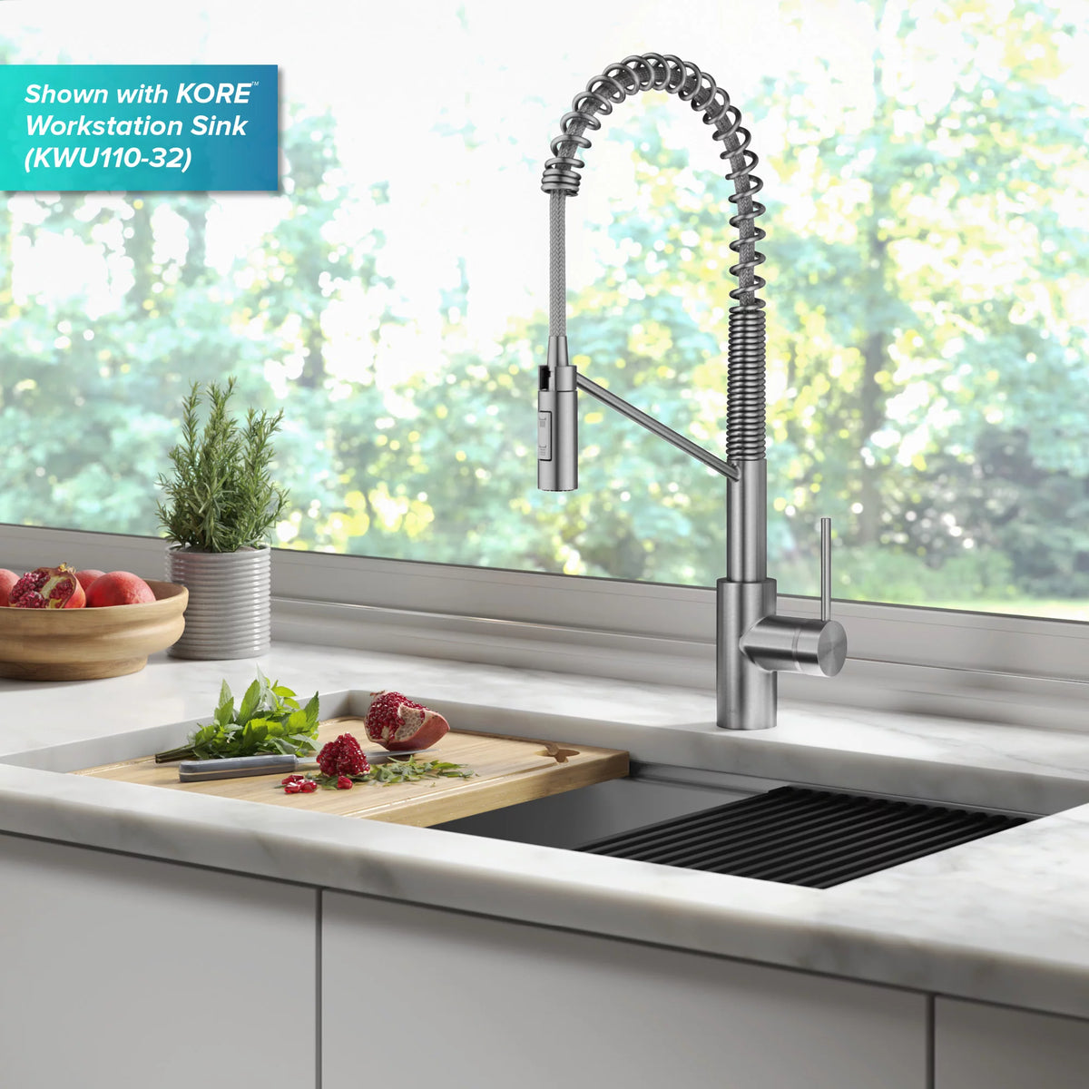 Touchless Sensor Pull-Down Single Handle Kitchen Faucet B8516