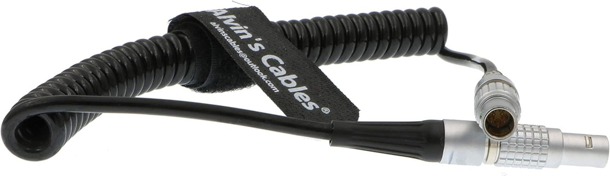5 Pin Male to 5pin Timecode Coiled Cable Pack of 2 A171039