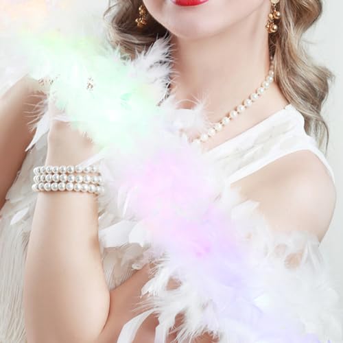 4.4 Yards 40G LED Feather Boa U5146