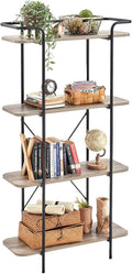 4-Tiers Rustic Oak Ladder Bookcase T3495