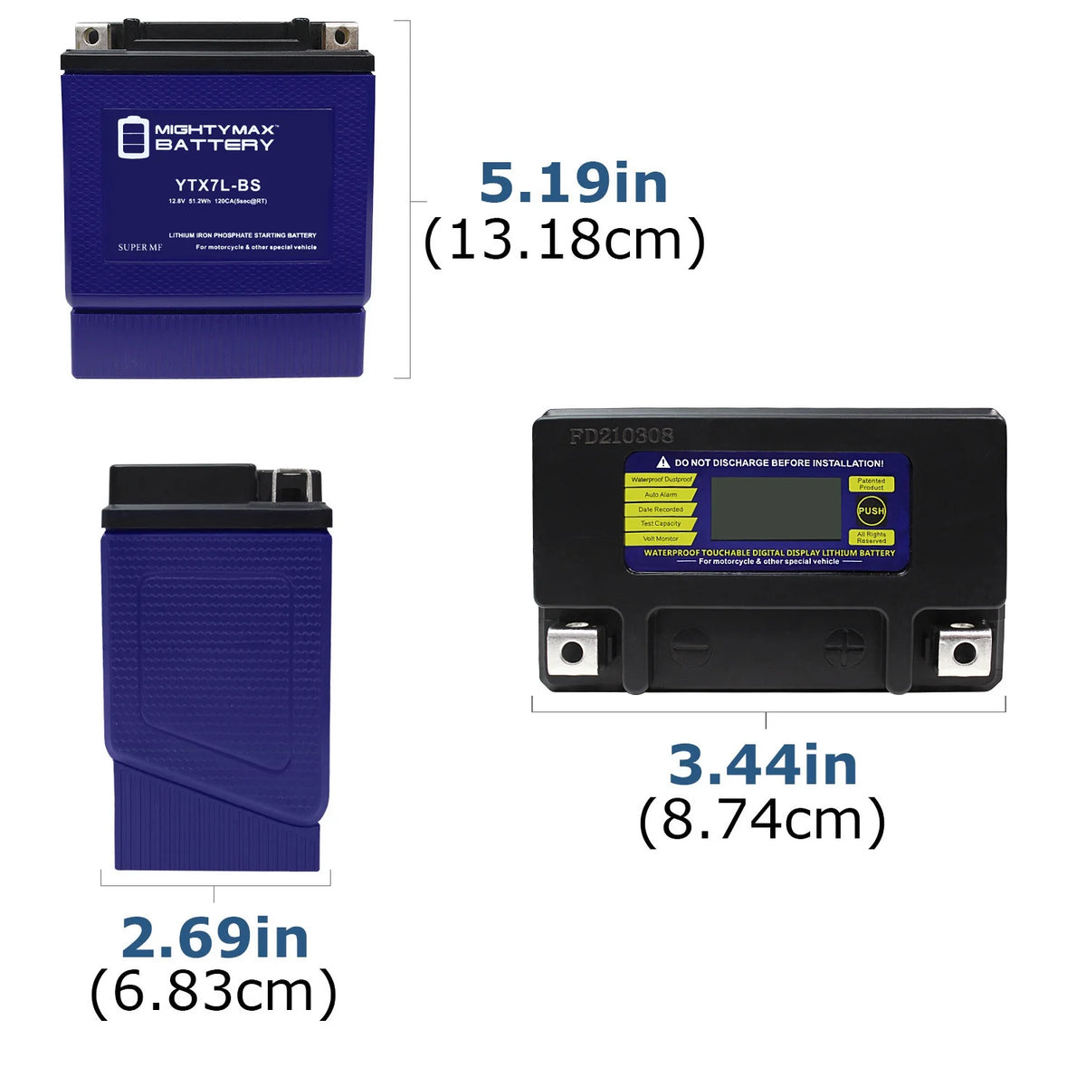 YTX7L-BS Lithium Battery C569