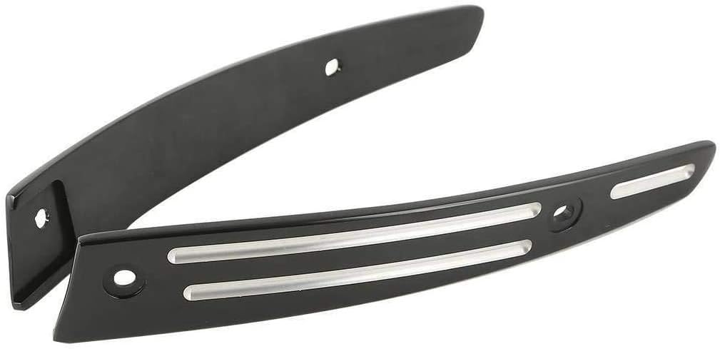 Black Split Windshield Side Trim Center Trim Kit for Harley Touring Road Glide Models Y300794