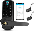 Keyless Entry Smart Door Lock with Keypad, Black S4583