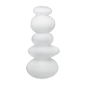 White Candle Holder F9854