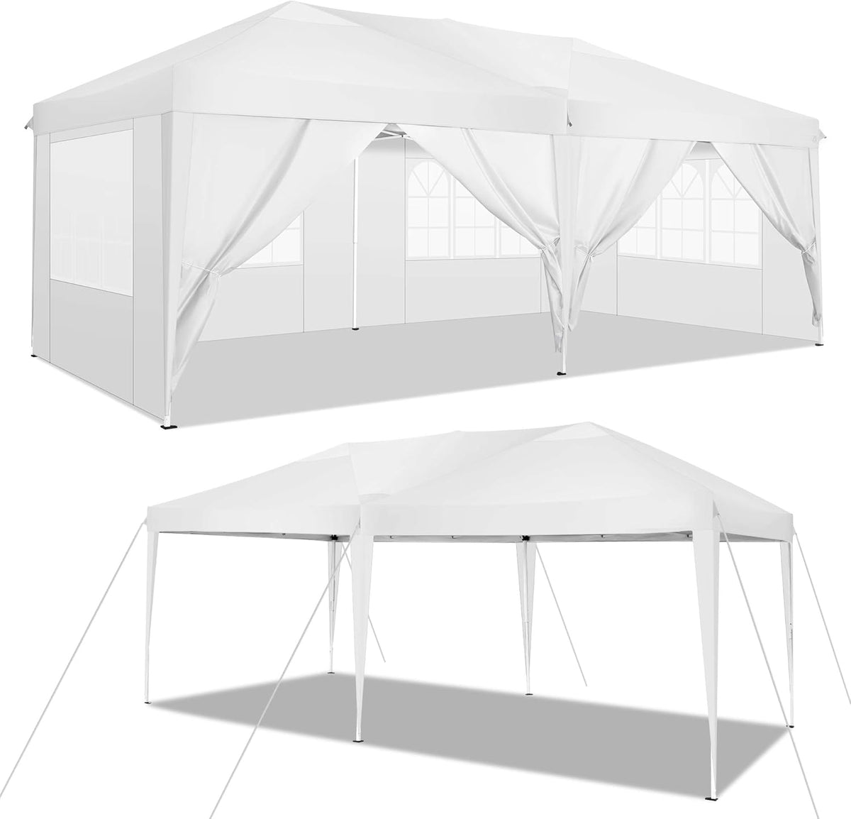 10'x10' Blue Pop Up Canopy Tent B2071