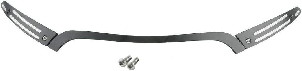 Black Split Windshield Side Trim Center Trim Kit for Harley Touring Road Glide Models Y300794