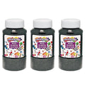 Black Plastic Glitter - 3 lbs. U24344