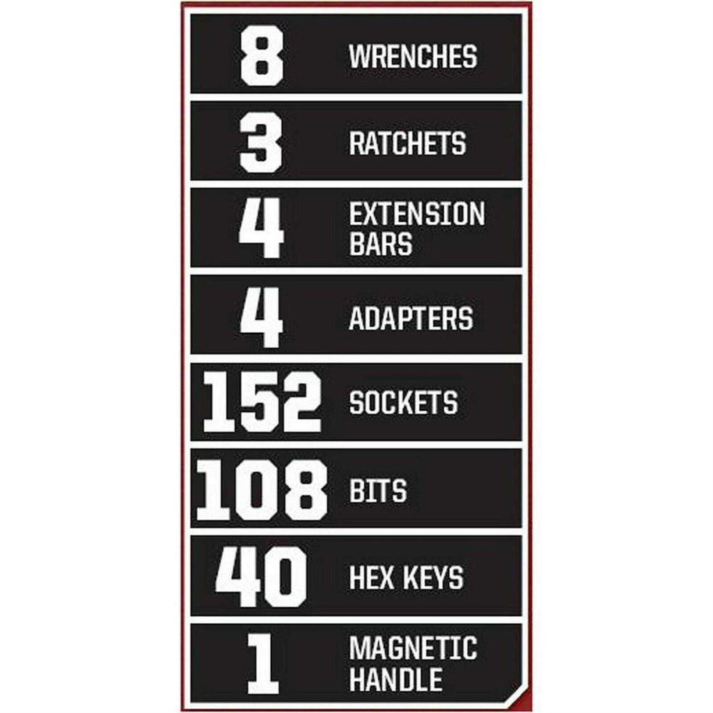 320-Piece Mechanics Tool Set Q1889