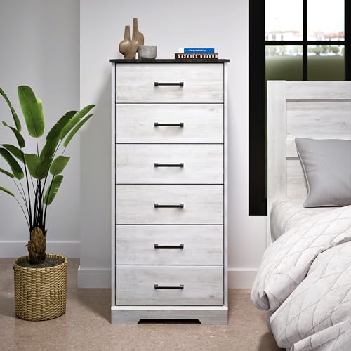 Black 6 Drawer Dresser G55082