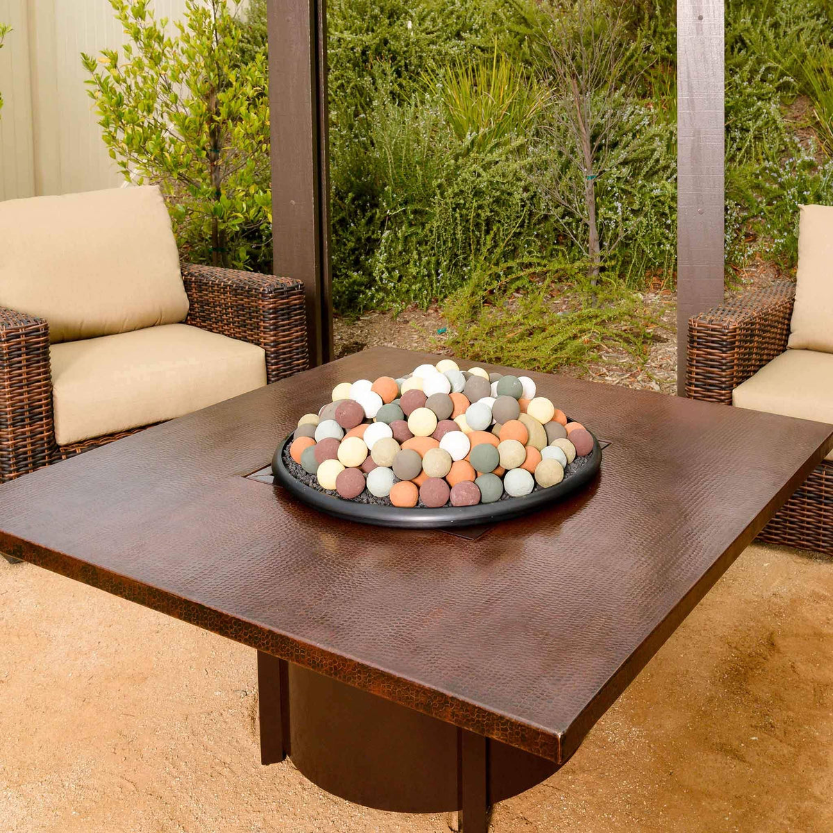 24 x 8 in. Cape Gray Lite Stone Ball Uniform Set D760875