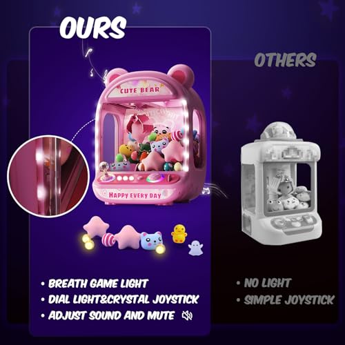 Claw Machines for Kids, Mini Vending Machines with Candy Dispenser S333